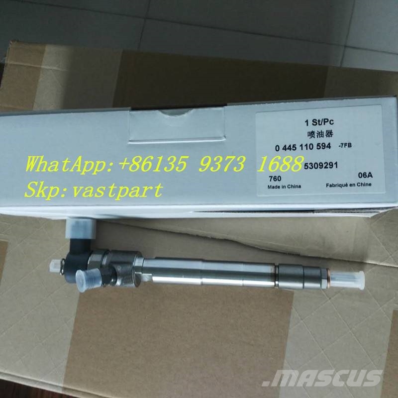 Cummins ISF2.8 Fuel injector 5258744, 5309291, 0445110376  Motorer