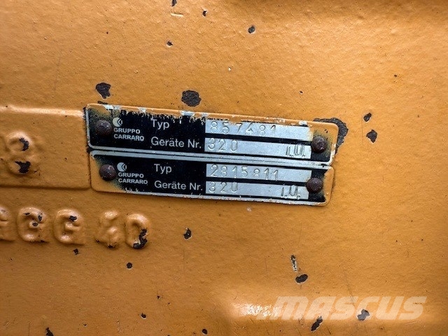CASE WX 165 CARRARO AXLES USED Osovine