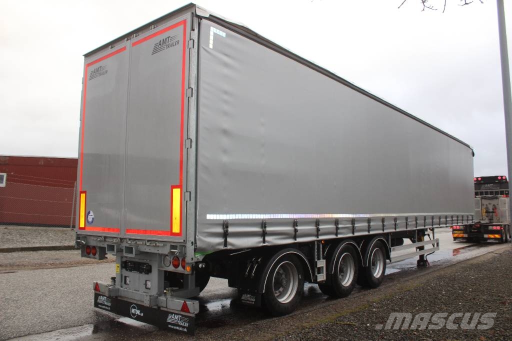AMT CI300 3 akslet city-gardintrailer Curtain sider semi-trailers
