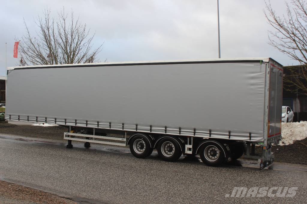 AMT CI300 3 akslet city-gardintrailer Curtain sider semi-trailers