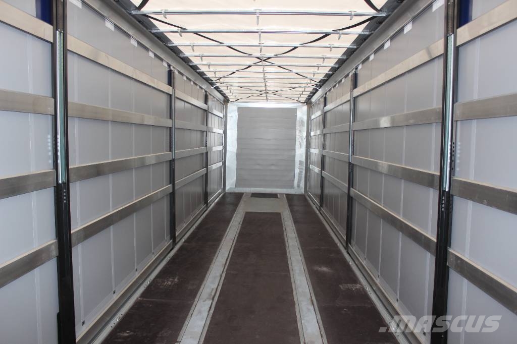 AMT CI300 3 akslet city-gardintrailer Curtain sider semi-trailers