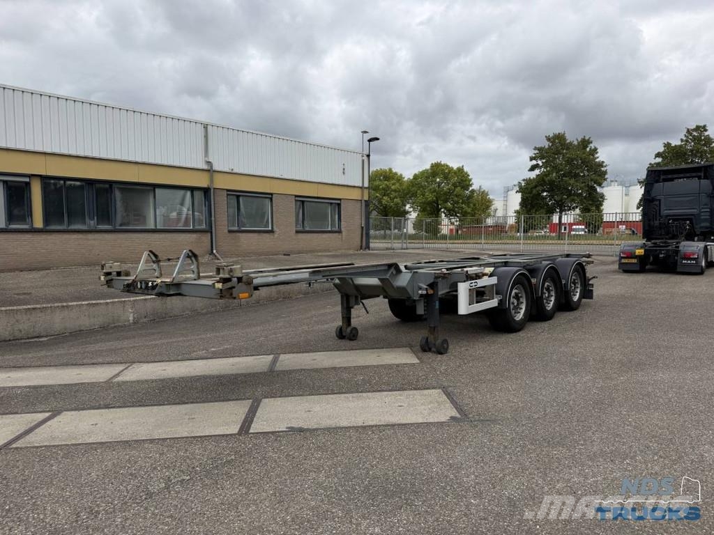 Van Hool A3C002 - multi, JOST Disc نصف مقطورات حاويات