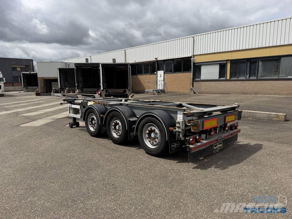 Van Hool A3C002 - multi, JOST Disc نصف مقطورات حاويات