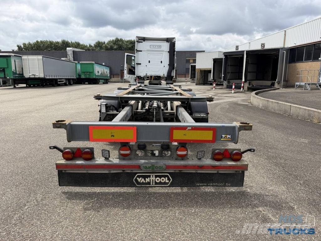 Van Hool A3C002 - multi, JOST Disc نصف مقطورات حاويات