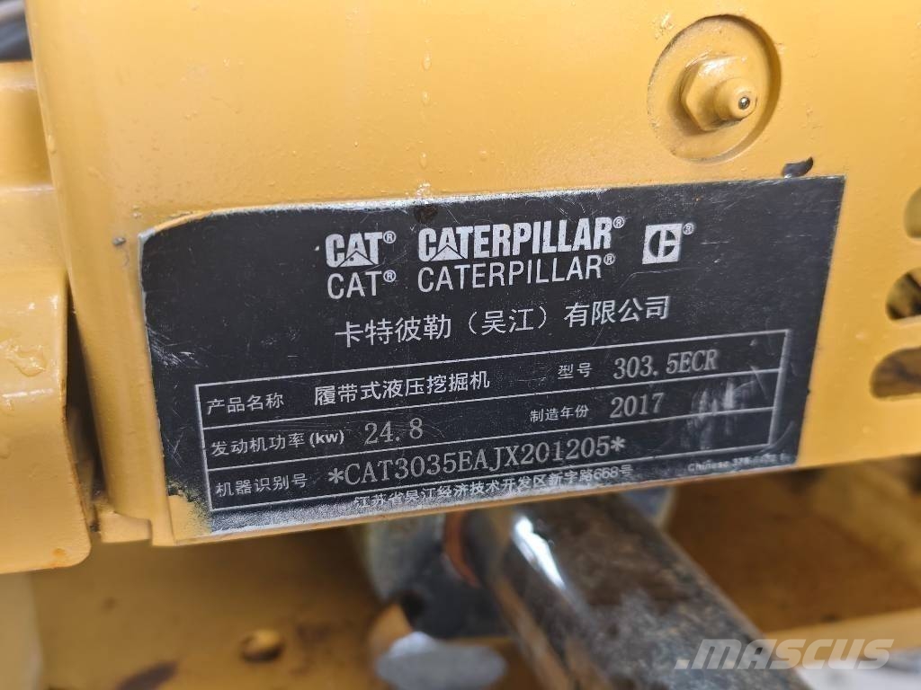 CAT 303.5E Mini bagri <7t
