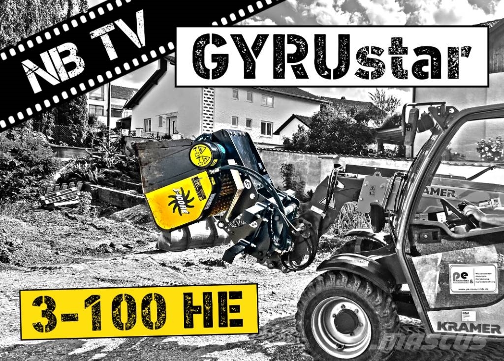 Gyru-Star 3-100HE (opt. Lehnhoff MS03, Verachtert) Puinbakken