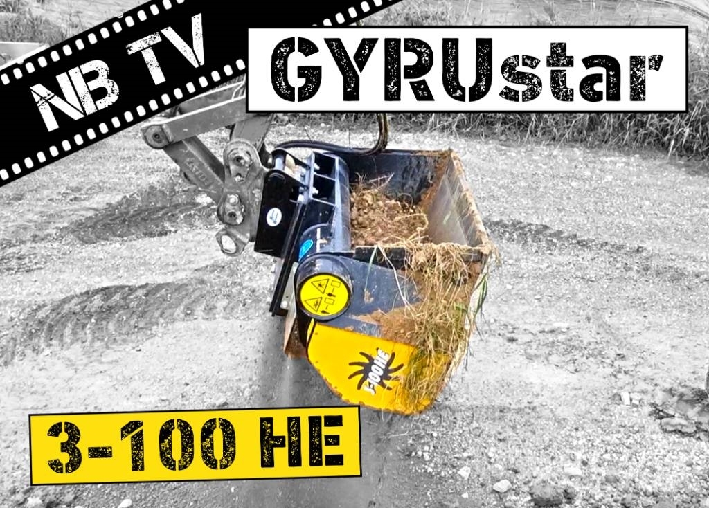 Gyru-Star 3-100HE (opt. Lehnhoff MS03, Verachtert) Puinbakken