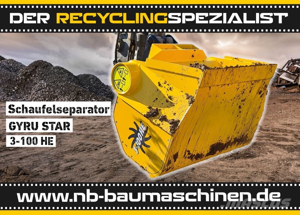 Gyru-Star 3-100HE (opt. Lehnhoff MS03, Verachtert) Puinbakken