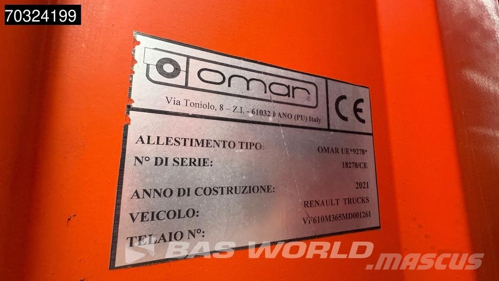 Renault T 480 T 6X2 Retarder Lift Axle Full Air Tailgate A Camiones de caja de lona