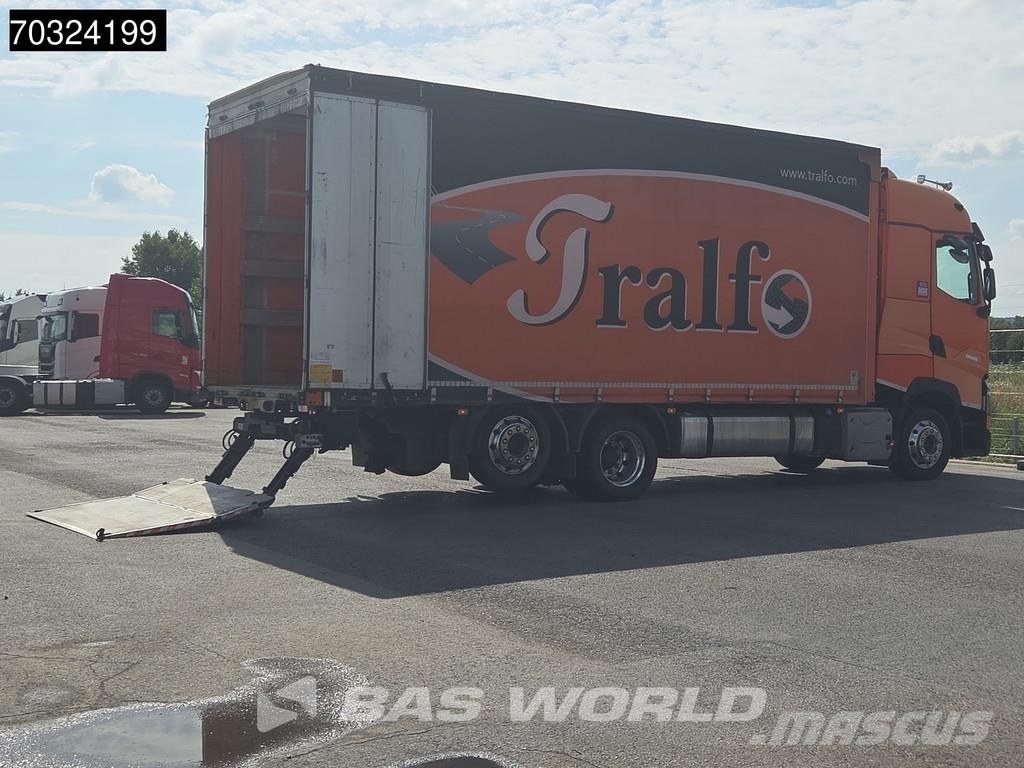Renault T 480 T 6X2 Retarder Lift Axle Full Air Tailgate A شاحنات بغطاء جانبي