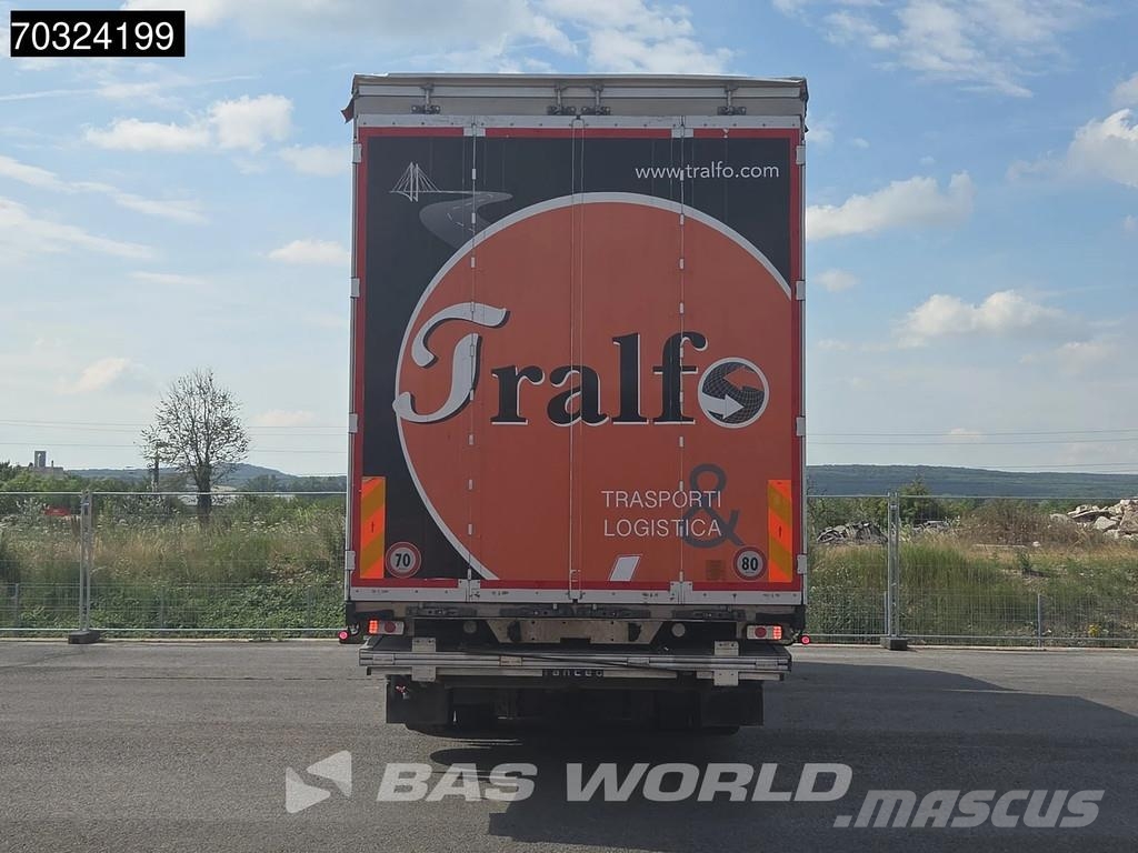 Renault T 480 T 6X2 Retarder Lift Axle Full Air Tailgate A Camiones de caja de lona