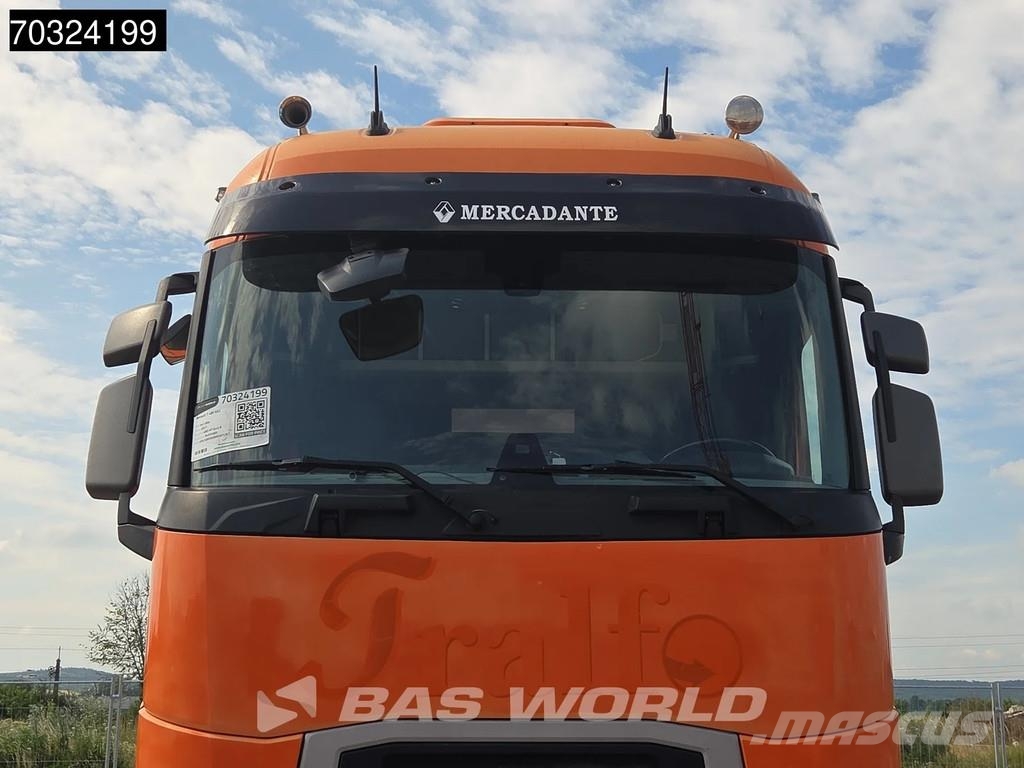 Renault T 480 T 6X2 Retarder Lift Axle Full Air Tailgate A Camiones de caja de lona