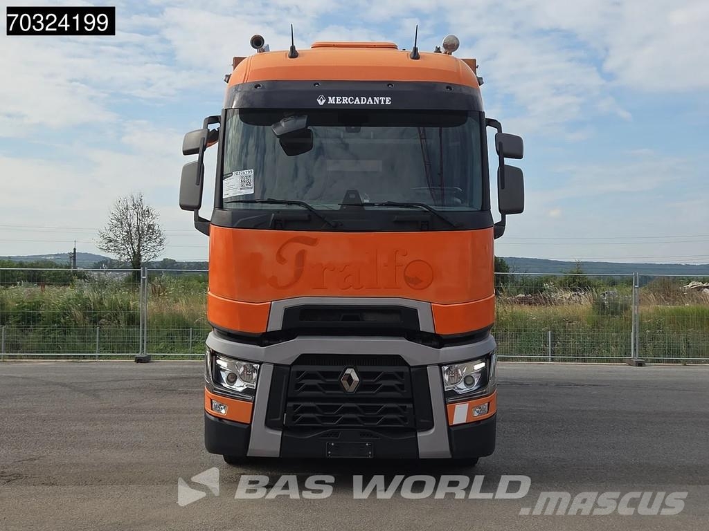 Renault T 480 T 6X2 Retarder Lift Axle Full Air Tailgate A Camiones de caja de lona