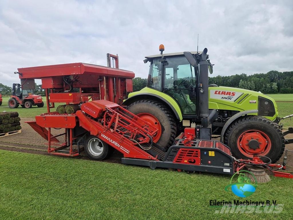  Van Vuuren TurfTick 2300 Claas Arion 410 Traktoren