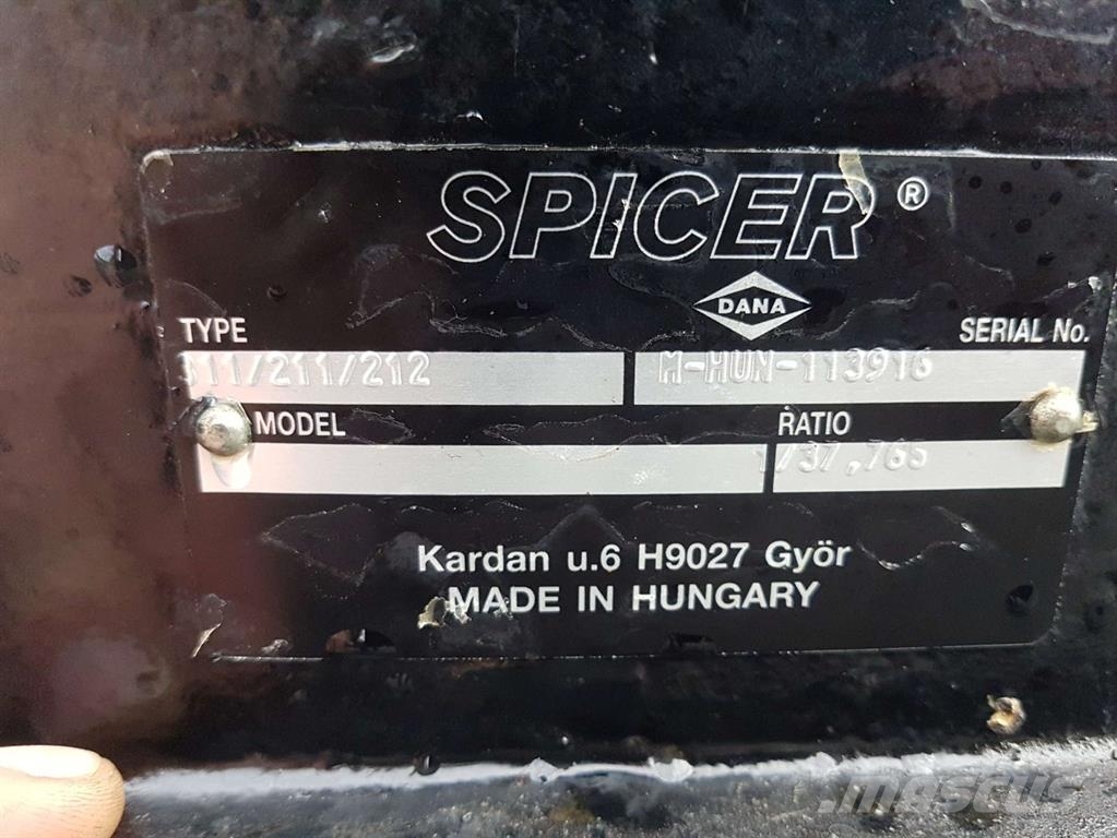 Spicer Dana 311/211/212 - Axle/Achse/As Axles