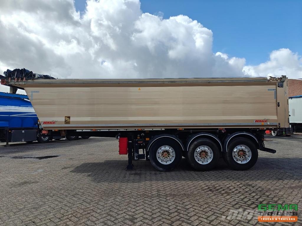Benalu C39 10C 2AB AluBox/AluChassis 28m³ - Electric Tarp Kiper poluprikolice