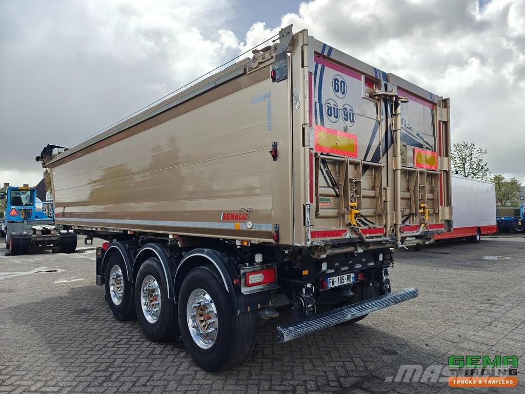 Benalu C39 10C 2AB AluBox/AluChassis 28m³ - Electric Tarp Kiper poluprikolice