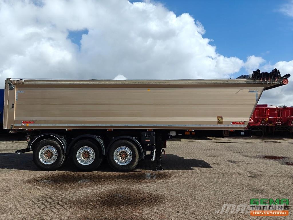 Benalu C39 10C 2AB AluBox/AluChassis 28m³ - Electric Tarp Ανατρεπόμενες ημιρυμούλκες