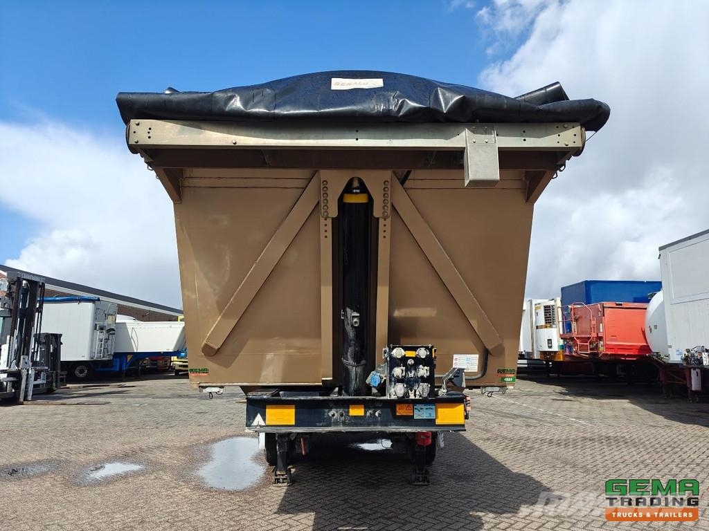 Benalu C39 10C 2AB AluBox/AluChassis 28m³ - Electric Tarp Ανατρεπόμενες ημιρυμούλκες