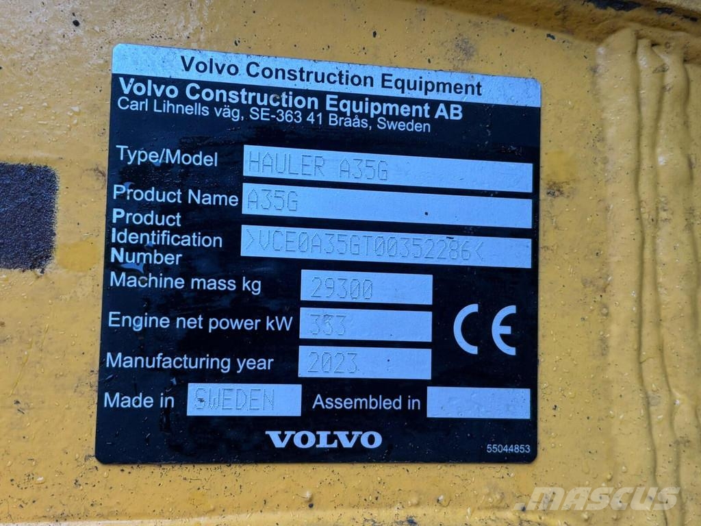 Volvo A35 G ساحبات مفصلية