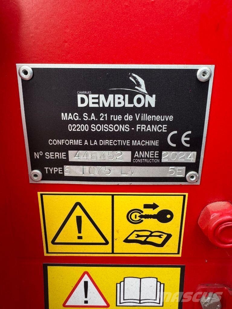 Demblon 6 TC 75 L V Conventionele ploegen
