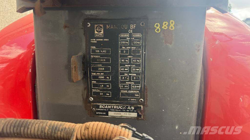 Manitou 105 VJR 2 Knikarmhoogwerkers