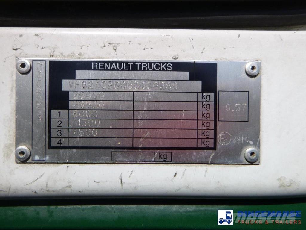 Renault Premium Lander 370 6x2 chassis + ADR Raamautod