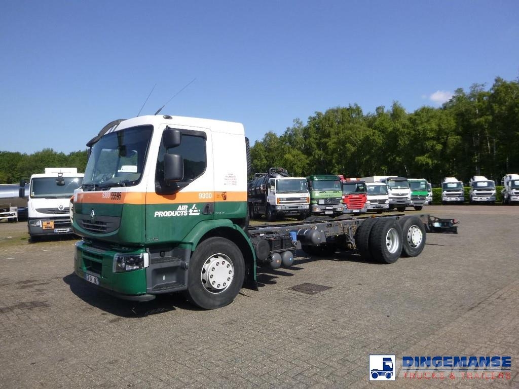 Renault Premium Lander 370 6x2 chassis + ADR Raamautod
