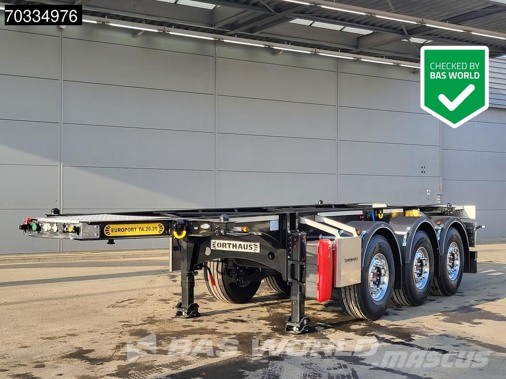 Orthaus A3 3 axles NEW Lift Axle 20ft 25ft Tank Container semi-trailers