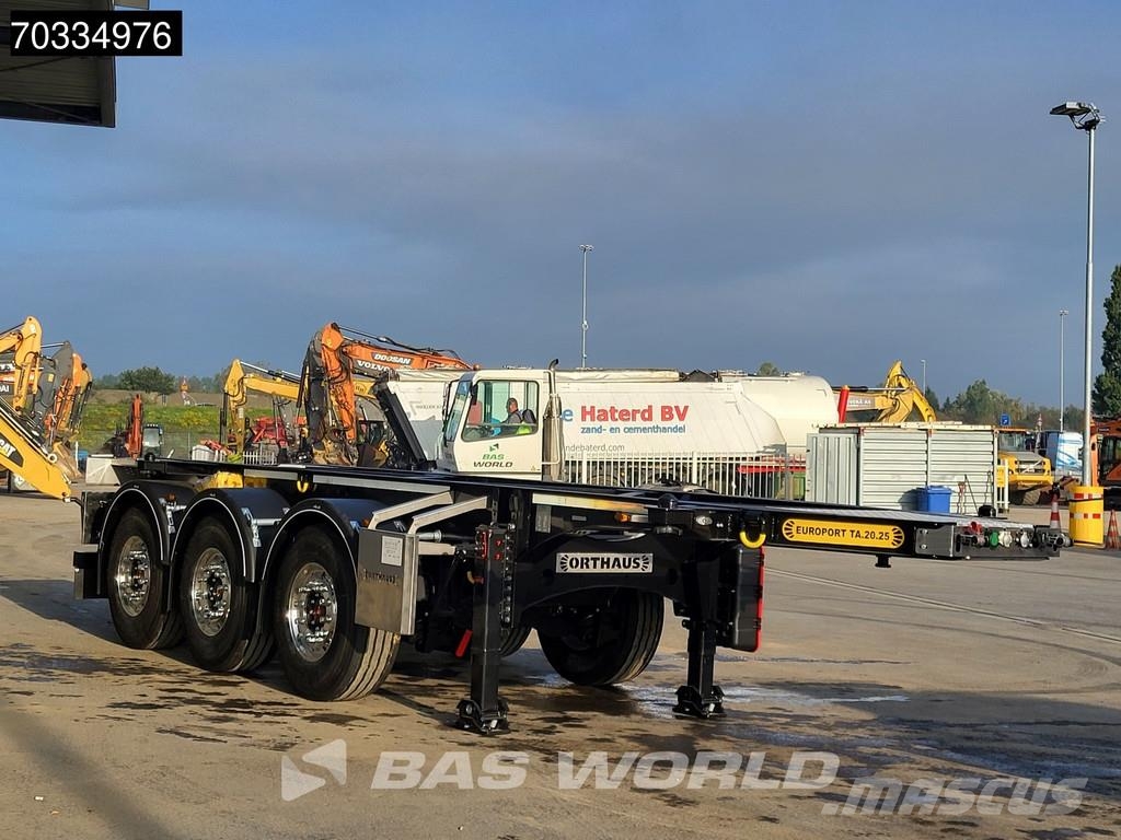 Orthaus A3 3 axles NEW Lift Axle 20ft 25ft Tank Container semi-trailers