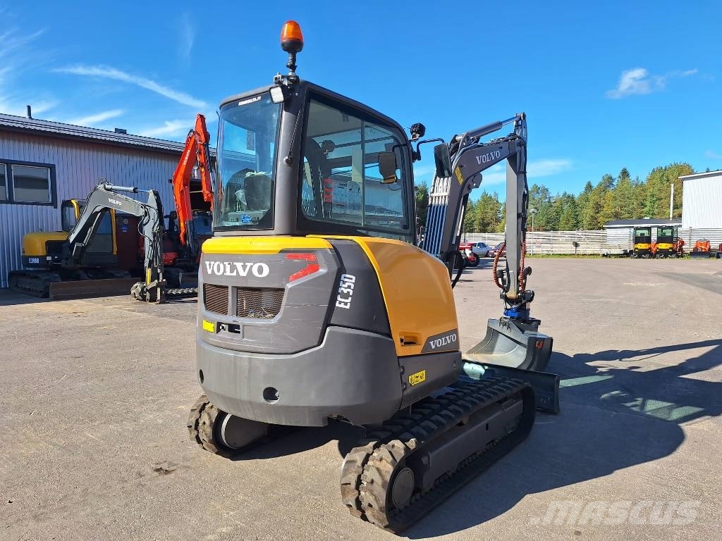 Volvo EC35D PYÖRITTÄJÄLLÄ Mini ekskavatörler, 7 tona dek