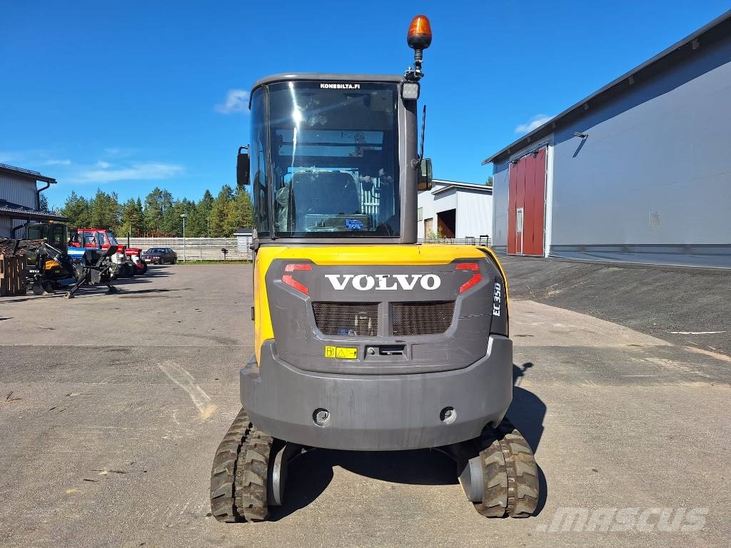 Volvo EC35D PYÖRITTÄJÄLLÄ Mini ekskavatörler, 7 tona dek