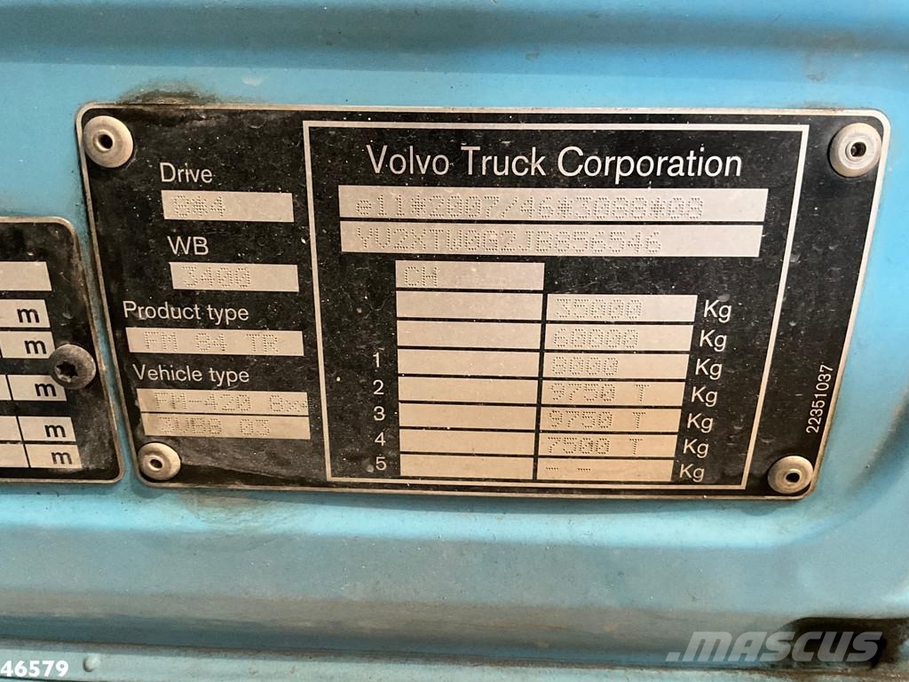 Volvo FM 420 8x4 Euro 6 26 Ton haakarmsysteem Камиони с кран с кука