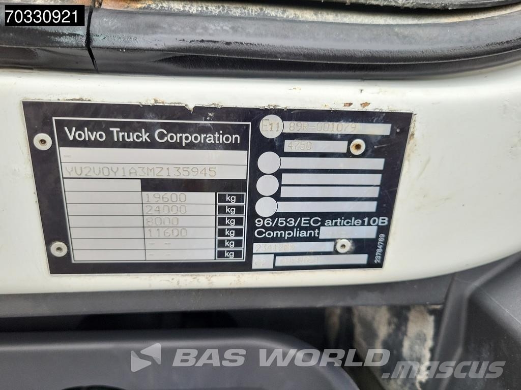 Volvo FE 280 4X2 19tonner 2000kg Ladebordwand Automatic Camiones caja cerrada
