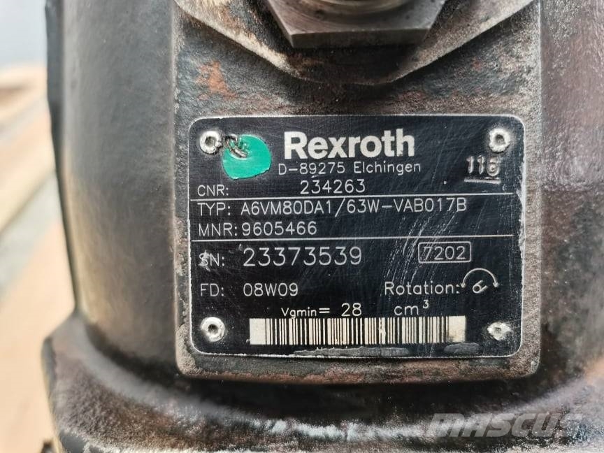 Rexroth Hydromotor {A6VM80DA1} Двигуни