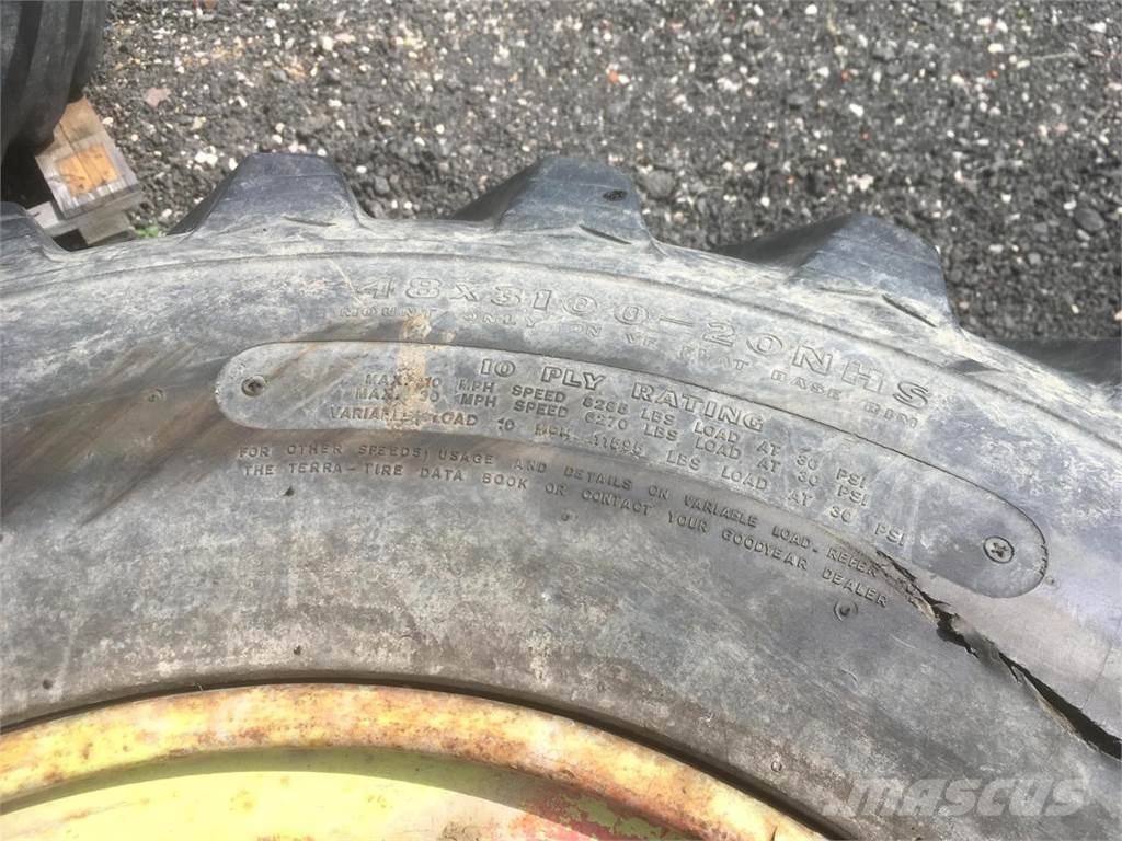 Goodyear 48x31.00-20 NHS x2 Tyres, wheels and rims