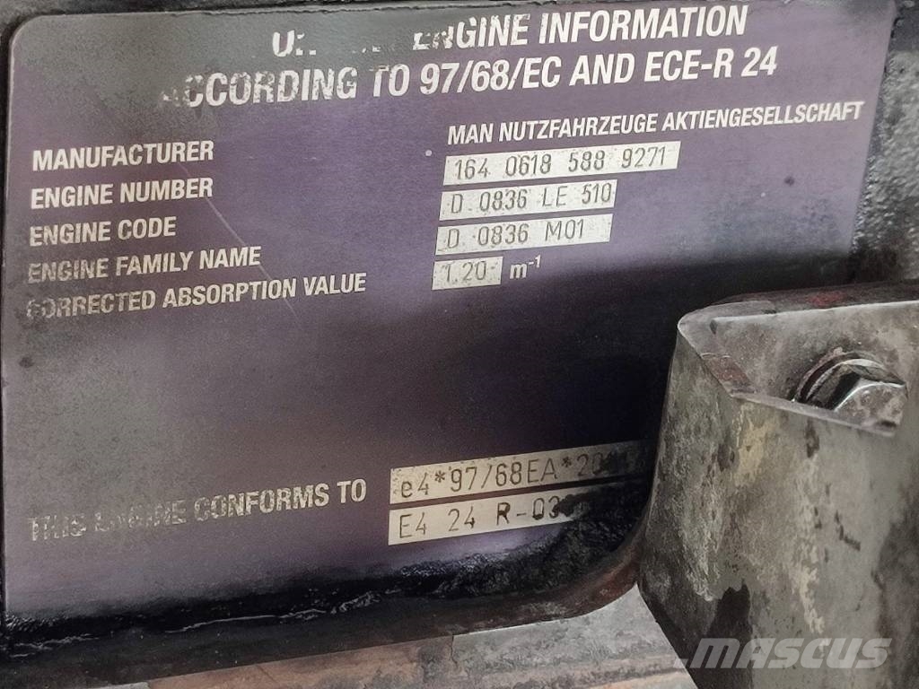 MAN D0836LE510 engine Engines
