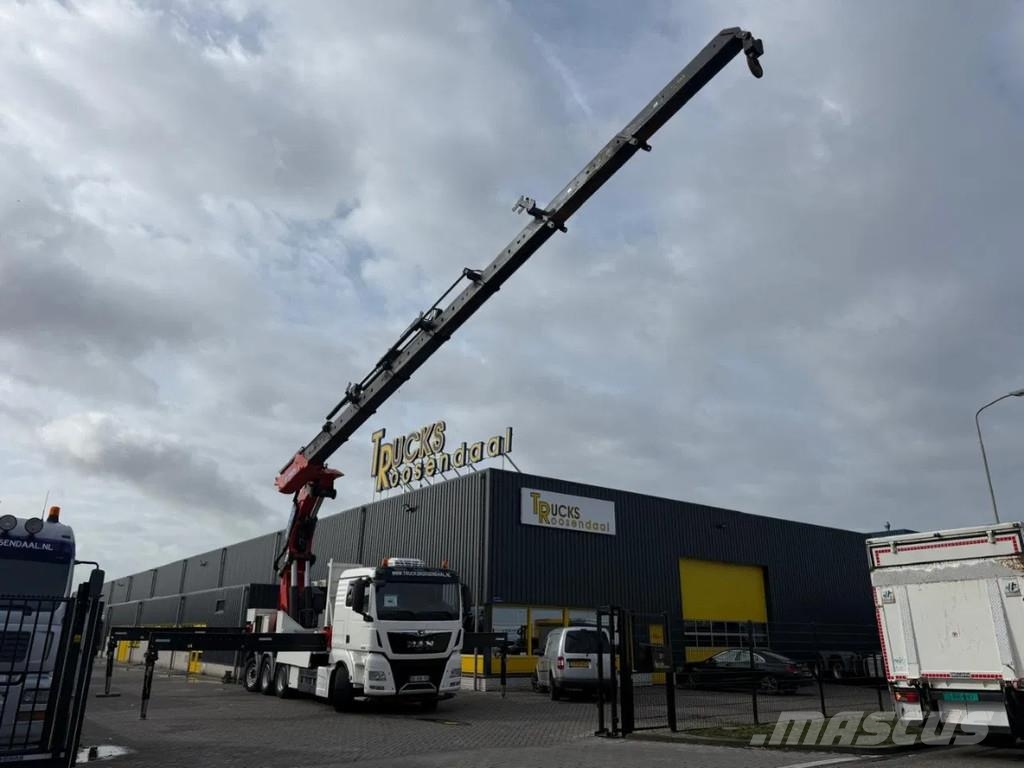 MAN + EFFER 1855/6S + 8X4 + EURO 6 + REMOTE + FULL OPT Polovne dizalice za sve terene