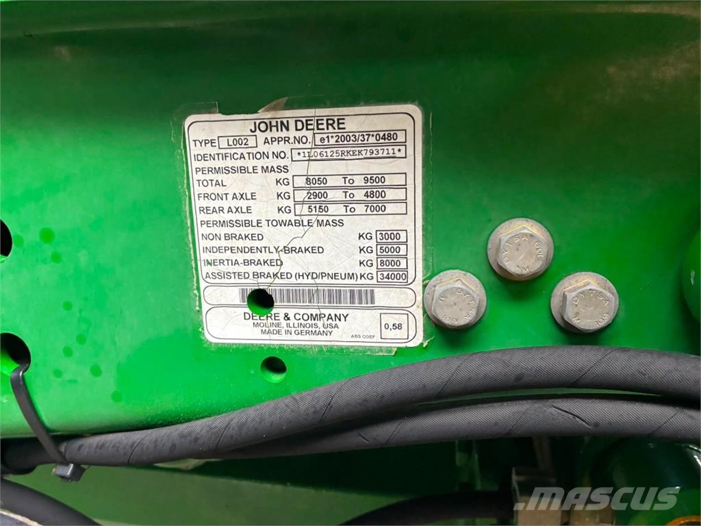John Deere 6125R Tractores
