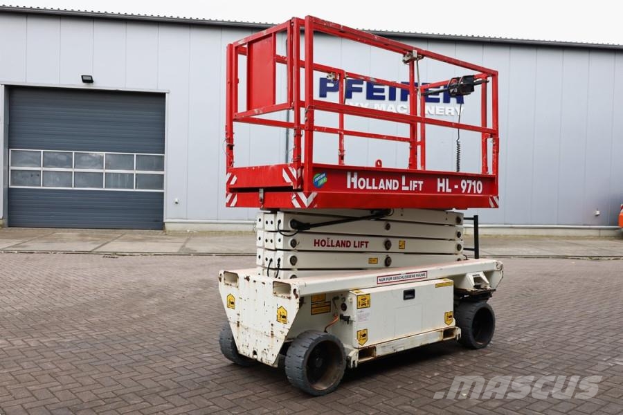 Holland Lift Ecostar HL-9710 Electric, 12m Working Height, 325k Nůžková zvedací plošina