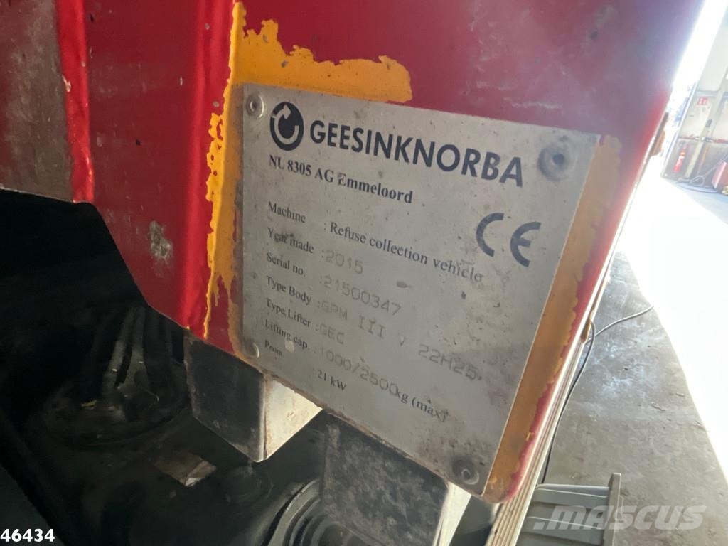 Mercedes-Benz ANTOS 2533 Euro 6 Geesink 22m³ Hulladék szállítók