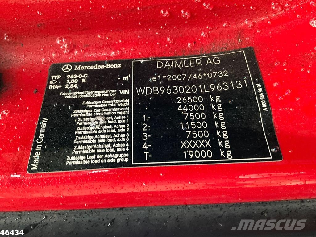 Mercedes-Benz ANTOS 2533 Euro 6 Geesink 22m³ Hulladék szállítók