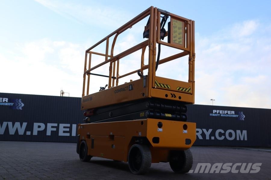 Haulotte Compact 8N Valid inspection, *Guarantee! 8m Workin Scissor lifts