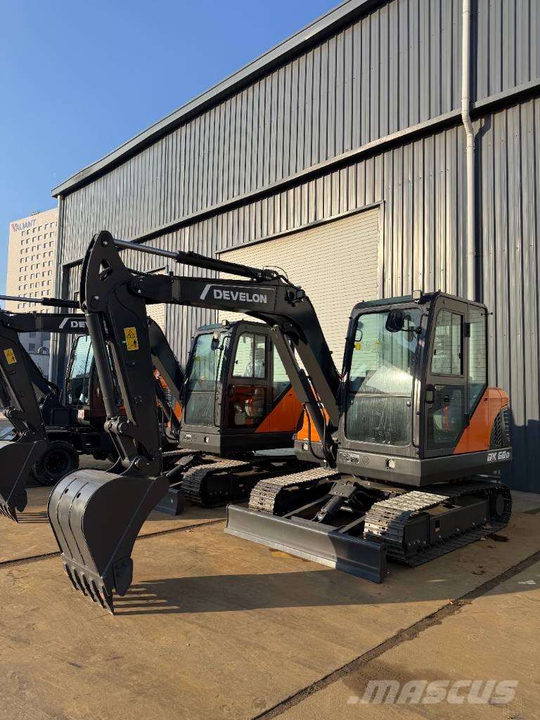 Develon DX 60 W 2026 brand New machine Мини-экскаваторы