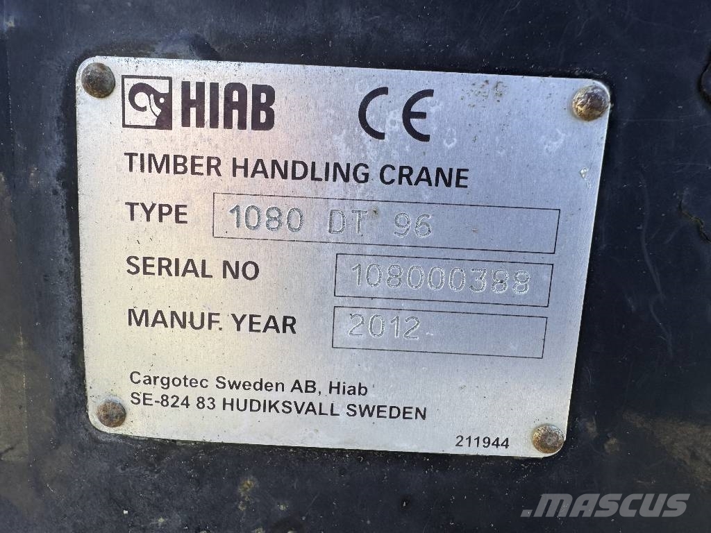 Hiab 1080 DT 96 mit Kabine und Klimaanlage Andere Krane