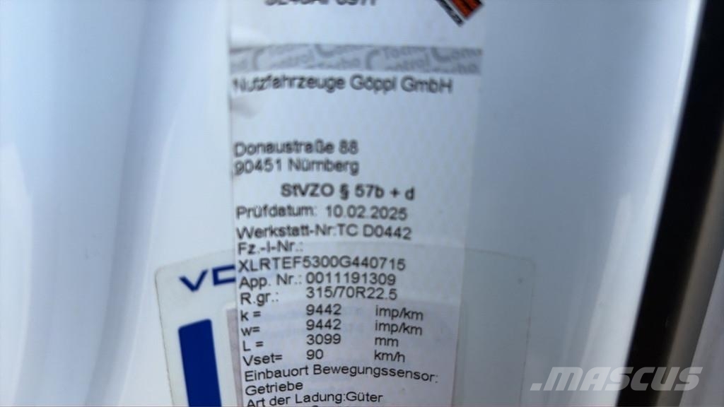 DAF XG+ 530 Wechselfahrgestell
