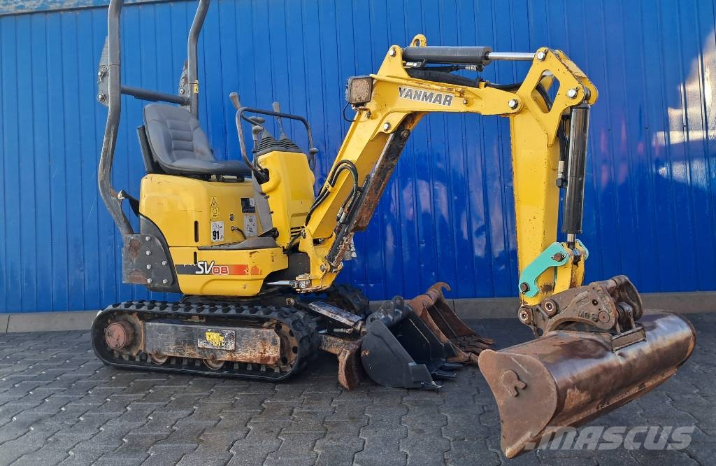 Yanmar SV 08 SV 16 17 VIO WACKER NEUSON ET 16 CAT JCB Mini bagri <7t