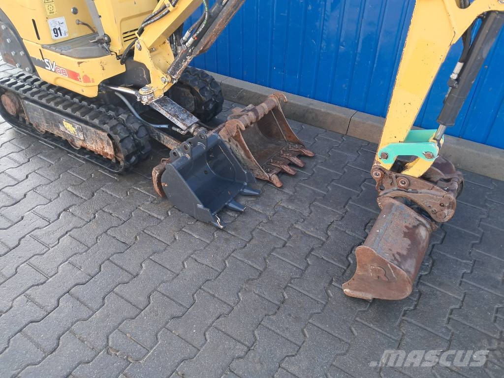 Yanmar SV 08 SV 16 17 VIO WACKER NEUSON ET 16 CAT JCB Mini bagri <7t