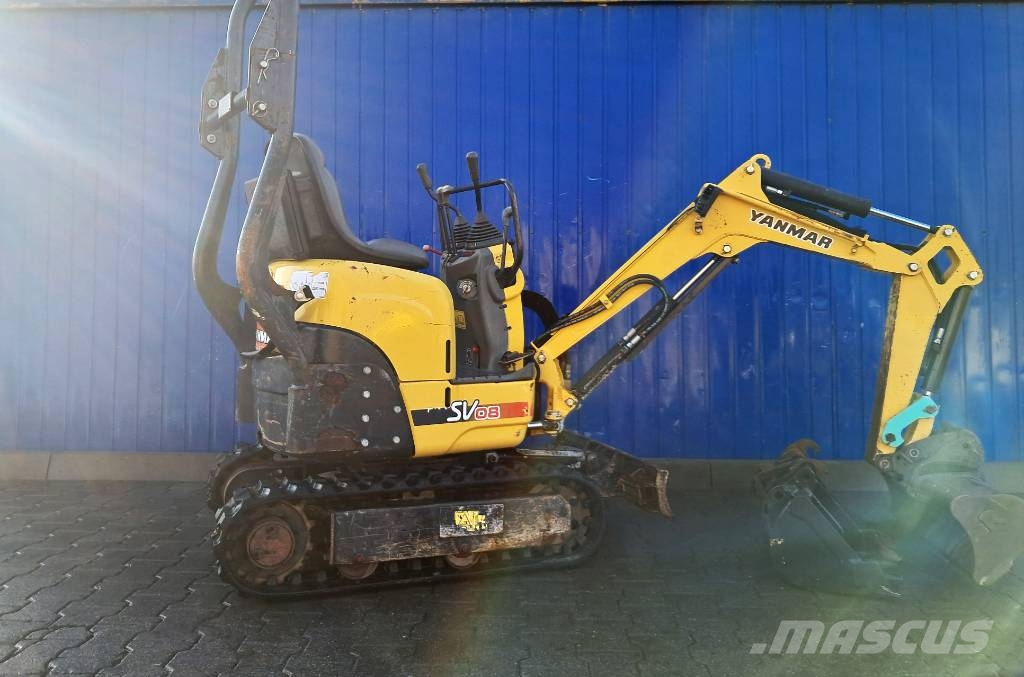Yanmar SV 08 SV 16 17 VIO WACKER NEUSON ET 16 CAT JCB Mini bagri <7t