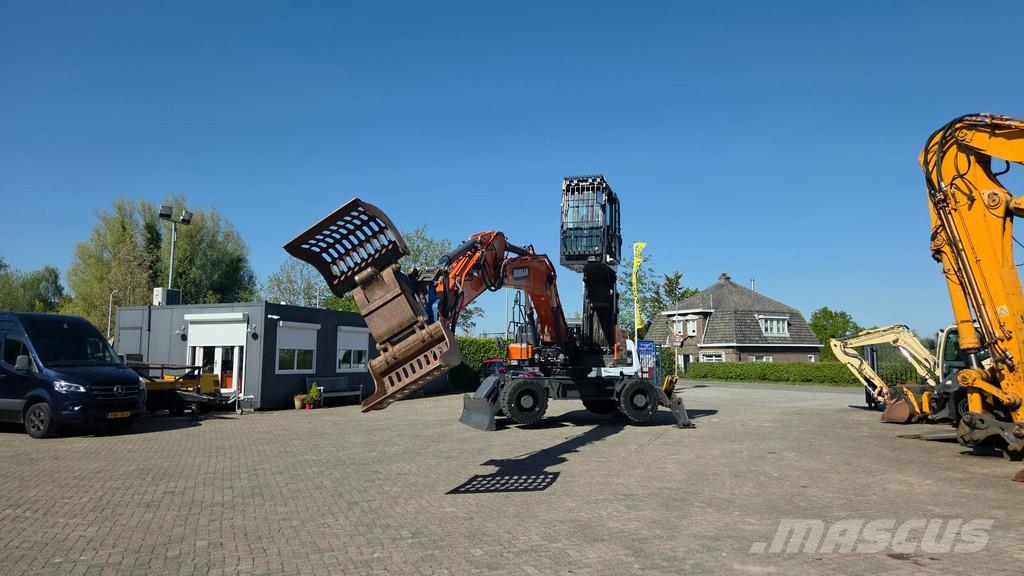 Doosan DX210W-5 2018 met Zijtveld S1202D sorteergrijper 2 Колісні екскаватори